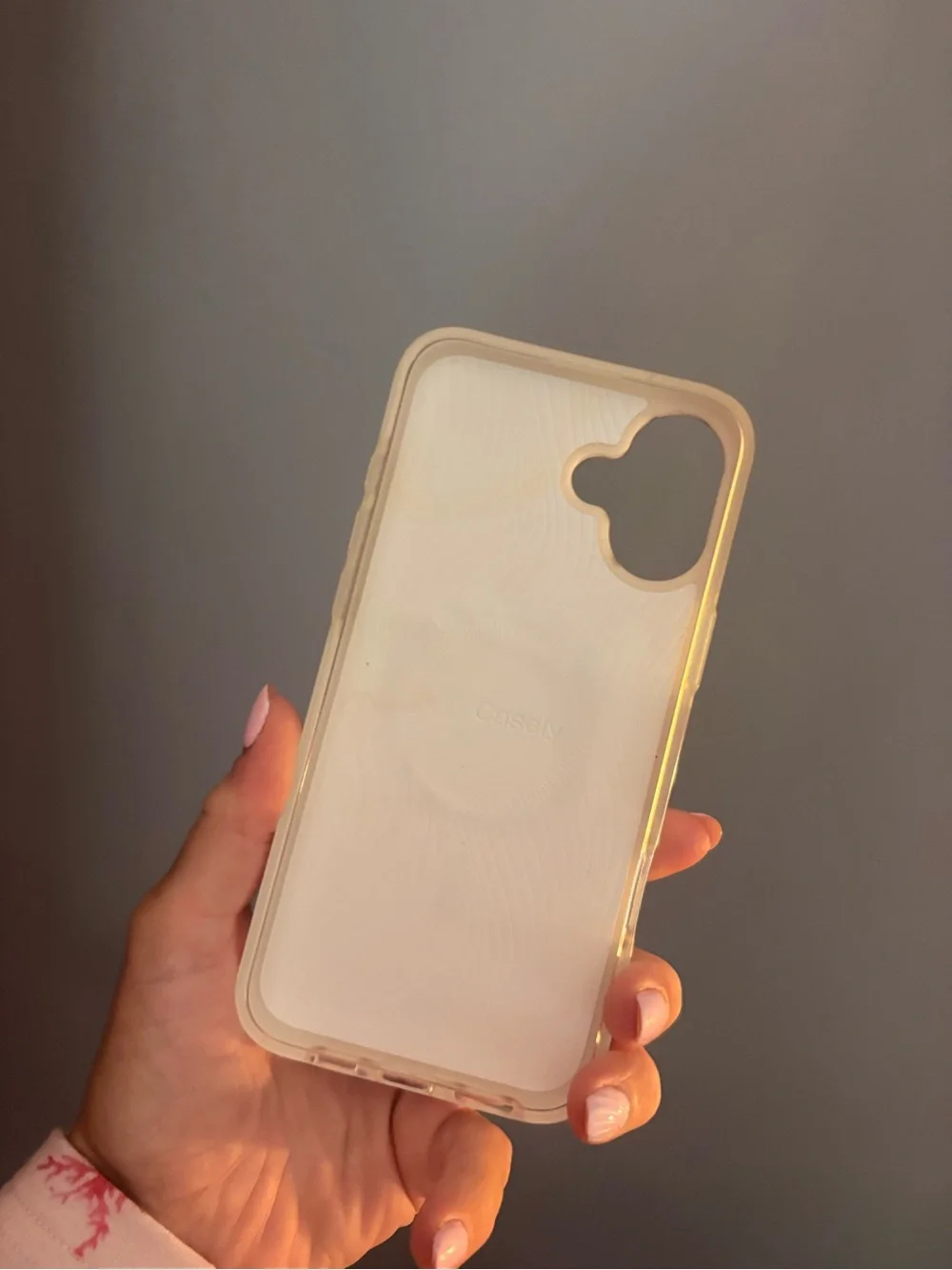 Pink Polka Dot Slim Phone Case with Raised Camera Lip (Iphone 16 plus)